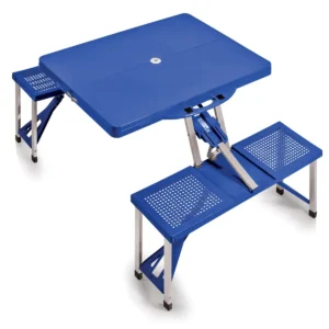 Camping Picnic Table Set with 4 Seats with Umbrella