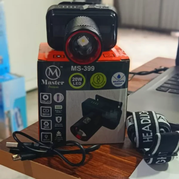 Master Premium MS-399" or "20W LED torch
