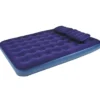Double Size Flocked Air Bed with 2 Pillows