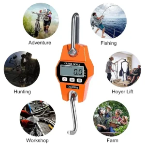 Crane / Wall Hanging Scale Stainless Steel Strong Load Capacity – 300kg