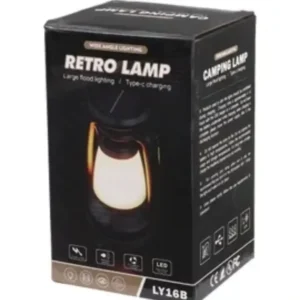 Retro Lamp LY16B with Solar Panel Table Lamp 20CM ARTPRO