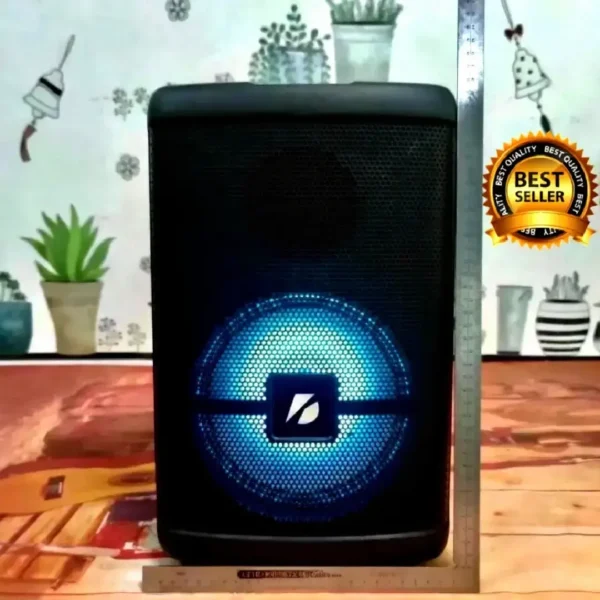 KTS-1279 portable Bluetooth karaoke speaker with wireless microphone and remote control in Sri Lanka