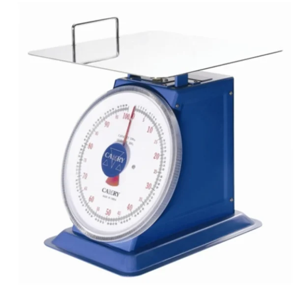 Camry SP Series 3kg mechanical kitchen scale blue body with stainless steel tray
