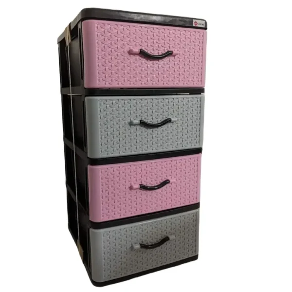 Uniplast Echo Rattan 4 Drawer Storage Cabinet for Home Organization in Sri Lanka