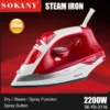 Sokany Steam Dry Iron SK-YD-2116 with Ceramic Soleplate and Spray Function – Sri Lanka