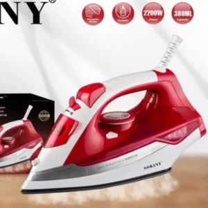 Sokany Steam Dry Iron SK-YD-2116 with Ceramic Soleplate and Spray Function – Sri Lanka