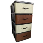 Uniplast Echo Rattan 4 Drawer Storage Cabinet for Home Organization in Sri Lanka