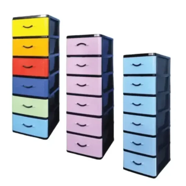 Uniplast Echo Rattan 6 Drawer Storage Cabinet for Home Organization in Sri Lanka