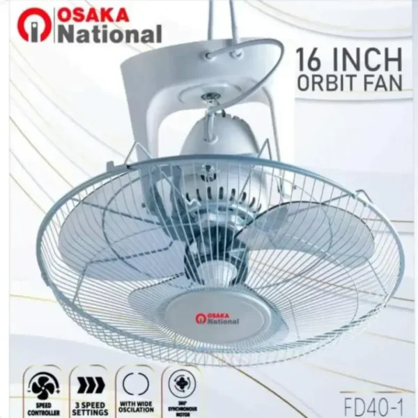 Orbit 16 Inch Ceiling Fan with 3 Speed Control Sri Lanka